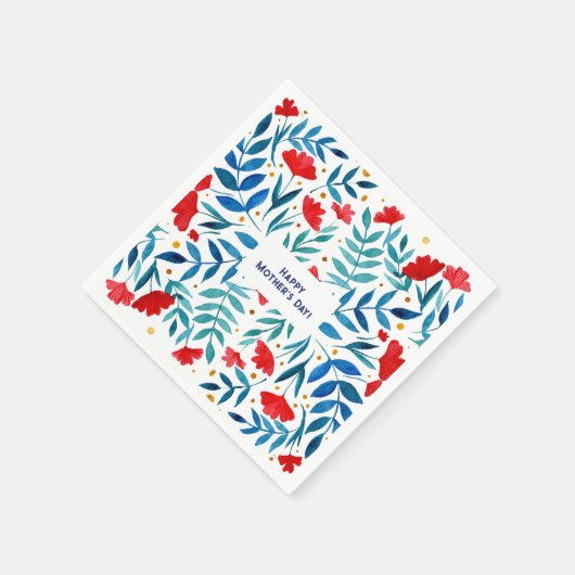 魔法の庭の母の日 スタンダードカクテルナプキン (角)