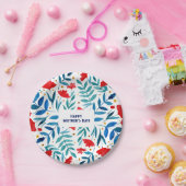 魔法の庭の母の日 ペーパープレート (パーティー)