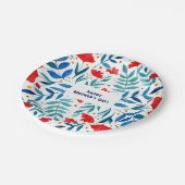 魔法の庭の母の日 ペーパープレート (アングル)