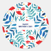 魔法の庭の母の日 ラウンドシール (正面)