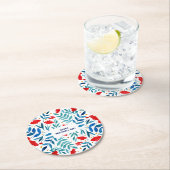 魔法の庭の母の日 ラウンドペーパーコースター (インサイチュ)