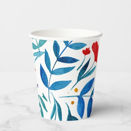 魔法の庭の母の日 紙コップ (裏面)