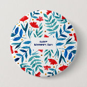 魔法の庭の母の日 缶バッジ (正面)