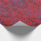 魔法の庭の花ボヘミアンアラベスクパターン ラッピングペーパー (角)