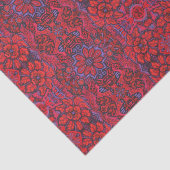 魔法の庭の花ボヘミアンアラベスクパターン 薄葉紙 (詳細)