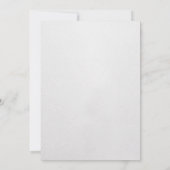 魔法の庭園 ウェディング 招待状 (裏面)