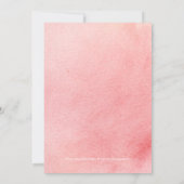 魔法の庭園 ブライダルシャワーの招待状 招待状 (裏面)