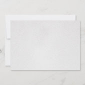 魔法の庭園 ブライダルシャワーの招待状 招待状 (裏面)