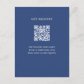 魔法の庭絵を描赤ん坊シャワーおむつラッフル エンクロージャーカード (裏面)