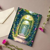 魔法の庭 | 花の門絵画カード
