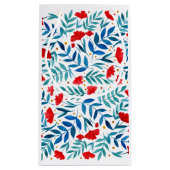 魔法の庭 – 赤とターコイズ スモールペーパーバッグ (裏面)