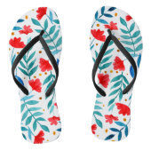 魔法の庭 – 赤とターコイズ ビーチサンダル (ソール)