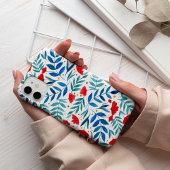 魔法の庭 – 赤とターコイズ Case-Mate iPhoneケース