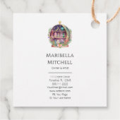 魔法の必須油薬用ヨガの結晶 フェイバータグ (裏面)