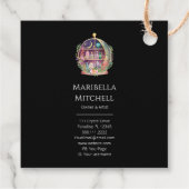 魔法の必須油薬用ヨガの結晶 フェイバータグ (裏面)