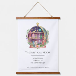 魔法の必須油薬用ヨガの結晶 吊り下げ型タペストリー