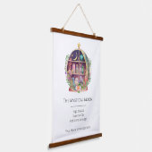 魔法の必須油薬用ヨガの結晶 吊り下げ型タペストリー (傾斜あり)