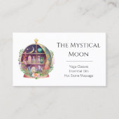 魔法の必須油薬用ヨガの結晶 名刺 (正面)