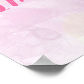 魔法の想像力ポスター（ピンク） ポスター (角)