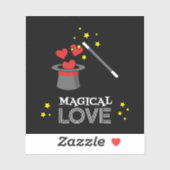 魔法の愛 – 白 シール (シート)