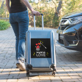 魔法の愛 – 白 シール (スーツケースインサイチュ)