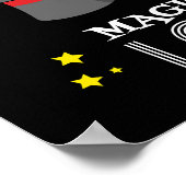 魔法の愛 – 白 ポスター (角)