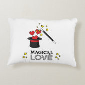 魔法の愛 – 黒 アクセントクッション (裏面)