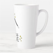 魔法の愛 – 黒 カフェラテマグ (右)