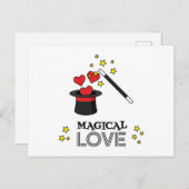 魔法の愛 – 黒 シーズンポストカード (正面/裏面)