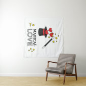 魔法の愛 – 黒 タペストリー (インサイチュ(横))