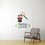 魔法の愛 – 黒 タペストリー (インサイチュ)