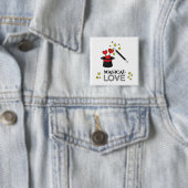 魔法の愛 – 黒 缶バッジ (インサイチュ)