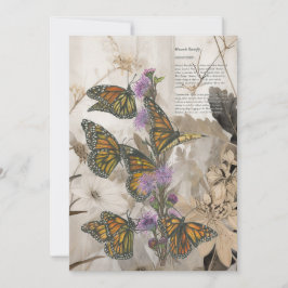 魔法の手の色彩の鮮やか（昆虫）オオカバマダラ、モナーク蝶 シーズンカード