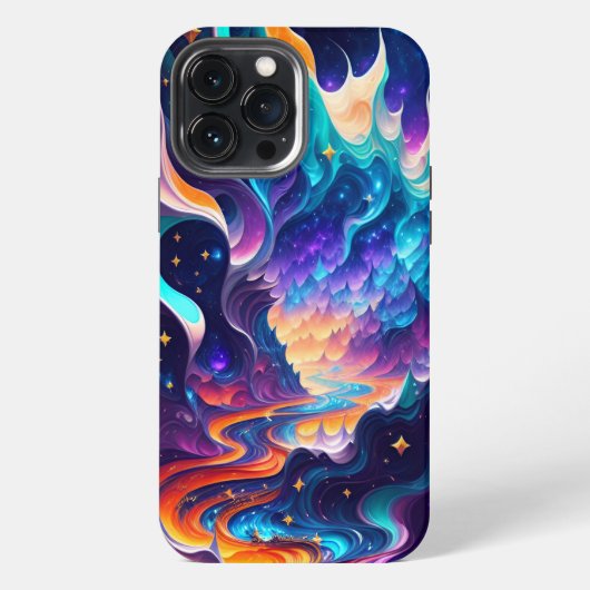 魔法の抽象画 iPhoneケース (裏面)