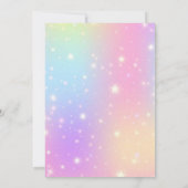 魔法の日は誕生日の途中にある 招待状 (裏面)