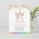 魔法の日は途中ベビーシャワー招待状 招待状 (スタンド正面)