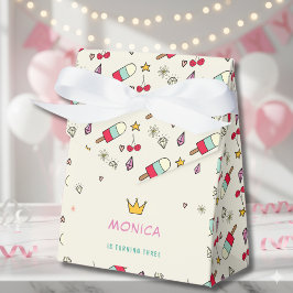 魔法の日猫うさぎうさぎユニコーン子供の誕生日 フェイバーボックス