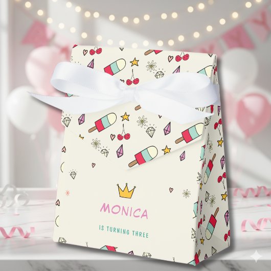 魔法の日猫うさぎうさぎユニコーン子供の誕生日 フェイバーボックス