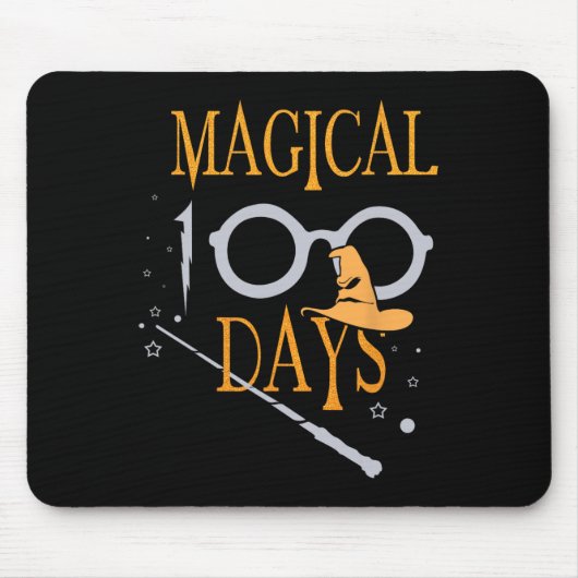 魔法の日100日目先生学生 マウスパッド (正面)