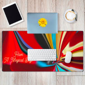 魔法の日 モチベーション 液体 抽象的なもの デスクマット