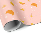 魔法の星と月 | ソフトピすてきンク ラッピングペーパー (ロールコーナー)