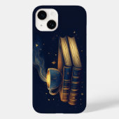魔法の星と本のあるコーヒー Case-Mate iPhoneケース (裏面)