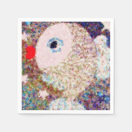 魔法の星の魚の子供の誕生日 スタンダードカクテルナプキン