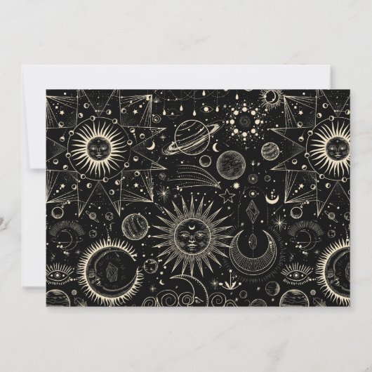 魔法の星占いボーホシナの誕生日 招待状 (裏面)