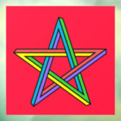 魔法の星形五角形 ウィンドウサイン (シート3)