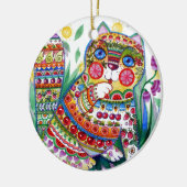 魔法の春猫 セラミックオーナメント (左)