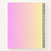 魔法の時代 – かわいいピンク ノートブック (裏面)