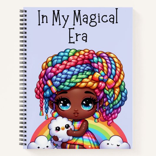 魔法の時代 – かわいいブルー ノートブック (正面)