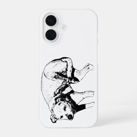 魔法の時間のウィグル iPhone 16ケース (裏面)