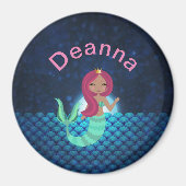 魔法の月に照らされた海磁石の人魚 マグネット (正面)